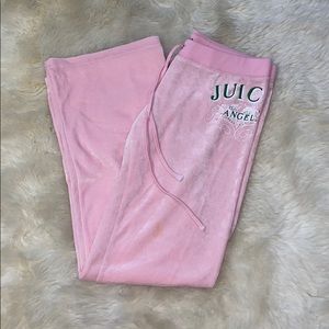Juicy Couture Pink Velour Sweatpants